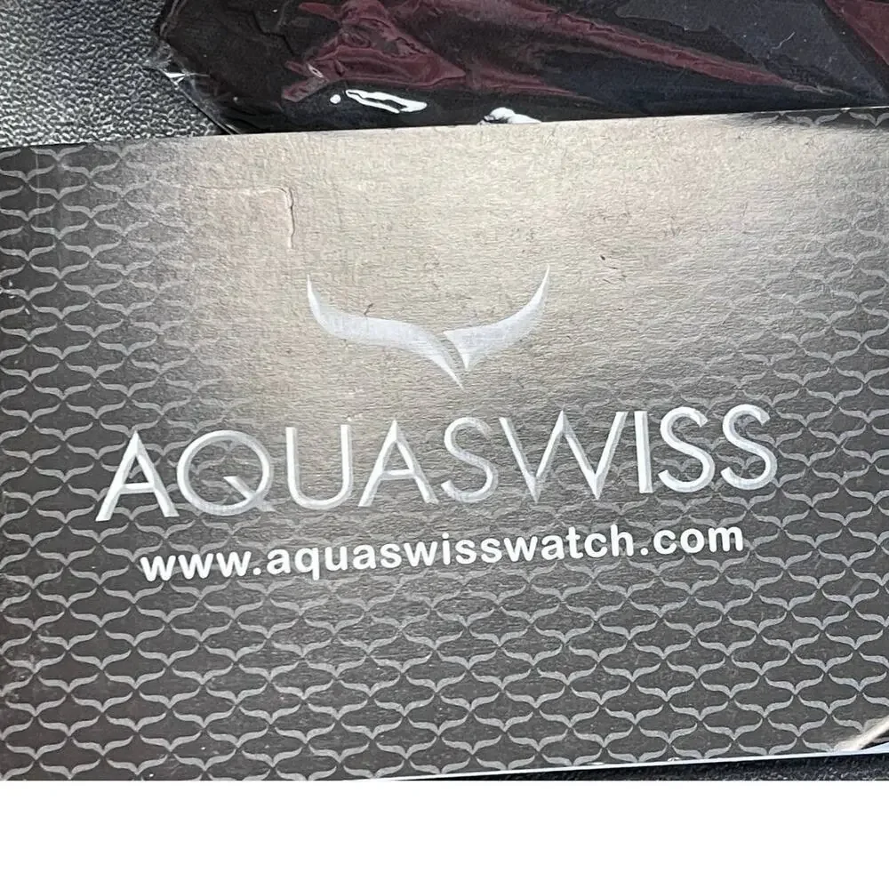 Aquaswiss Kelly Ladies Silver White Rubber White Bracelet W.Silver Watch NIB